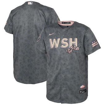 preschool nike gray washington nationals 2022 city connect replica jersey